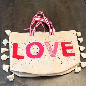 Victoria Secret Canvas Tote Bag